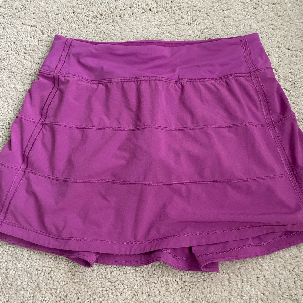 Lululemon Vivid Plum Pace Rival Skirt Long
